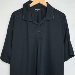 Sport-Tek Black Polo, Size 3XL